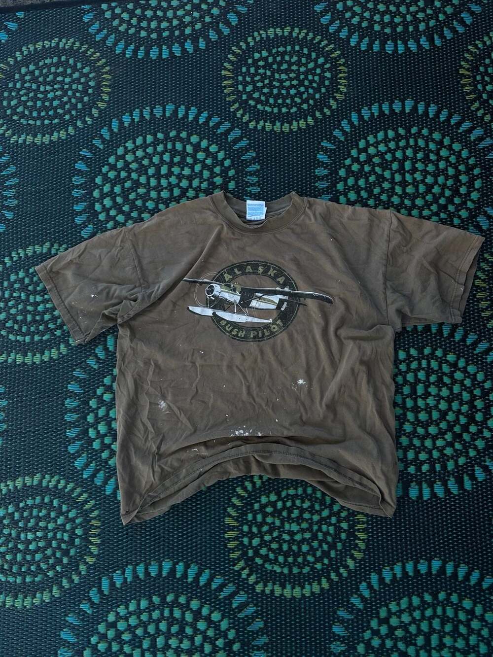 Paint splattered Alaskan Bush Pilot T-shirt